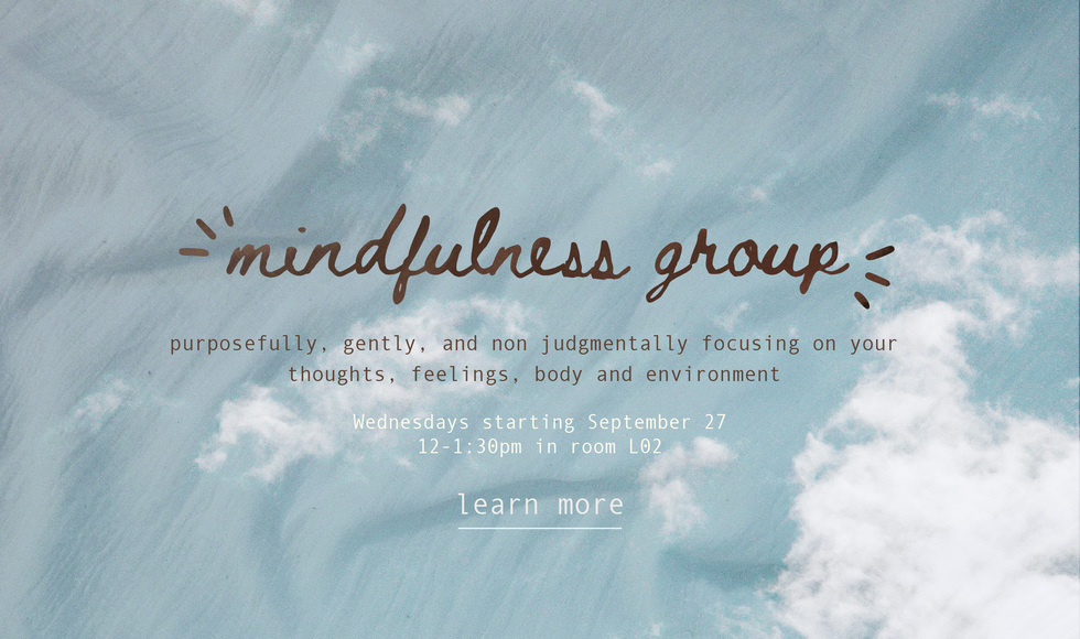 Mindfulness Group Fall 2023