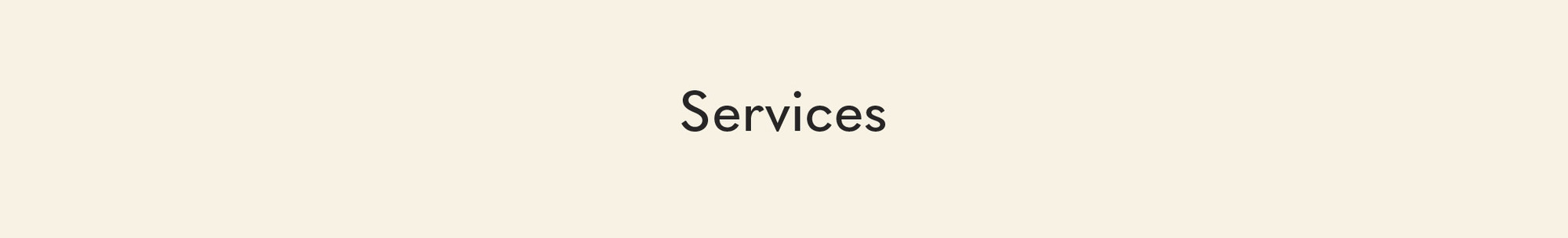 Services Header